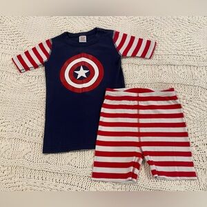Hanna Andersson x Marvel Captain America Kids Pajama Set